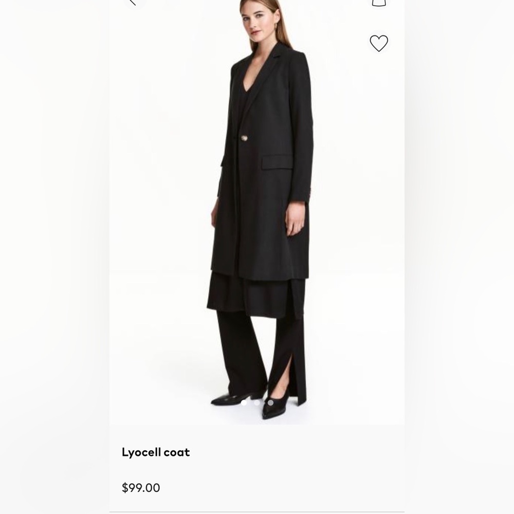 H&M | Midi Lyocell Blazer Coat - Picture 2 of 15